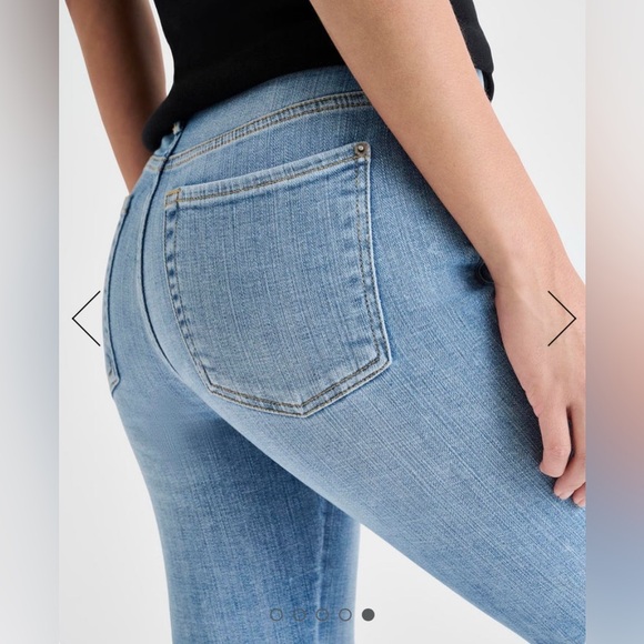 NWT Splendid Midrise Straight Blue Jeans Size 24 Inseam 31” - Picture 5 of 11